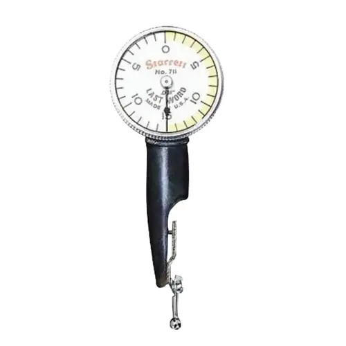 711 Series Last Word Dial Test Indicators, 0-15-0 Dial, 0.0005 in Grad.