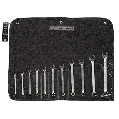 11 Pc Combination Wrench Sets, 12 Points, Metric, Chrome Plated 11 Pc Combination Wrench Sets, 12 Points, Metric, Chrome Plated