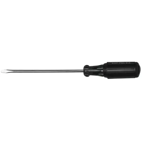 Cushion Grip Cabinet Tip Screwdrivers, 1/4 in, 12 in Overall L Cushion Grip Cabinet Tip Screwdrivers, 1/4 in, 12 in Overall L