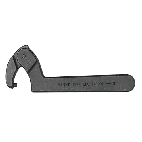 Adjustable Pin Spanner Wrenches, 3 in Opening, 3/16 in Pin, 8 1/8 in Adjustable Pin Spanner Wrenches, 3 in Opening, 3/16 in Pin, 8 1/8 in