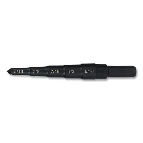 2875 Series Step Drill Bit, 5/16 in Cut Diameter Mind, 9/16 Cut Diameter Max, 5 Steps