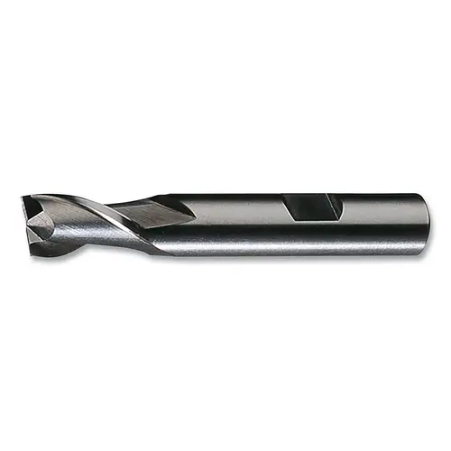 HG-2K High-Speed Steel Keyway End Mill, 2 Flutes, 3/8 in dia Milling, 0.5625 in Lg of Cut, Bright Finish
