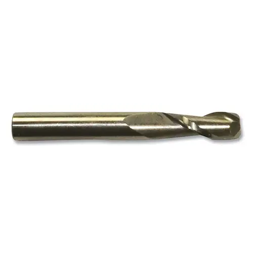 HSS Single End 2-Flute Center Cutting End Mill, Style HMG-2, 1/16 in dia Milling, 0.1875 in Lg of Cut, Bright HSS Single End 2-Flute Center Cutting End Mill, Style HMG-2, 1/16 in dia Milling, 0.1875 in Lg of Cut, Bright
