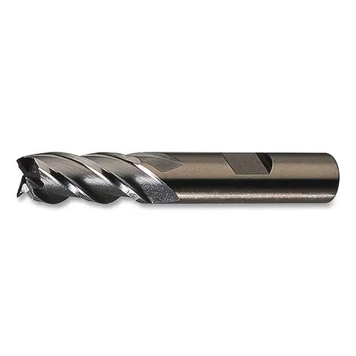 Powder Metal Finishing End Mill, - Multi FluteStyle PM-4, 3/8 in dia Milling, 0.75 in Lg of Cut, Bright Powder Metal Finishing End Mill, - Multi FluteStyle PM-4, 3/8 in dia Milling, 0.75 in Lg of Cut, Bright