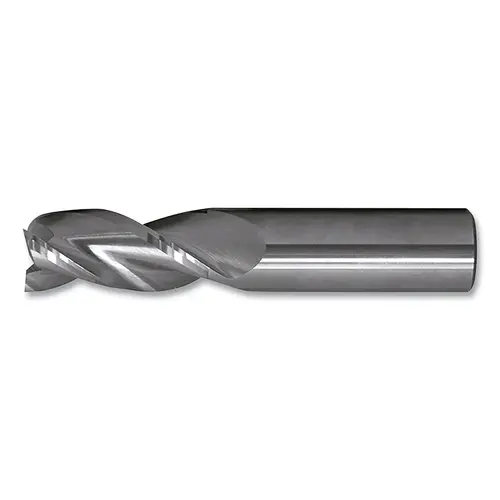 CEM-AM3 Square End Mill, 3/8 x 3/8 x 1 x 2-1/2, 3 Flutes, AL0.000 CR, Bright Finish CEM-AM3 Square End Mill, 3/8 x 3/8 x 1 x 2-1/2, 3 Flutes, AL0.000 CR, Bright Finish
