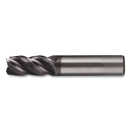 CEM-V-4R Center Corner Radius End Mill, 3/4 x 3/4 x 1-1/2 x 4, 0.090 CR, 4 Flutes, Straight Shank, AP/MAX