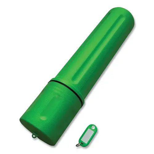 Rod Storage Tube, 10 lb Capacity, High Impact Polyethylene, 14 in L, Green Rod Storage Tube, 10 lb Capacity, High Impact Polyethylene, 14 in L, Green