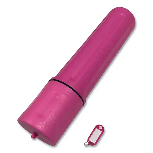 Rod Storage Tube, 10 lb Capacity, High Impact Polyethylene, 14 in L, Pink Rod Storage Tube, 10 lb Capacity, High Impact Polyethylene, 14 in L, Pink