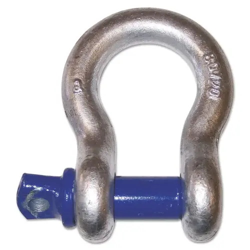 Screw Pin Anchor Shackles, 15/32 in Opening, 1/4 in Bail, 1,000 lb Load - pack of 25 Screw Pin Anchor Shackles, 15/32 in Opening, 1/4 in Bail, 1,000 lb Load - pack of 25