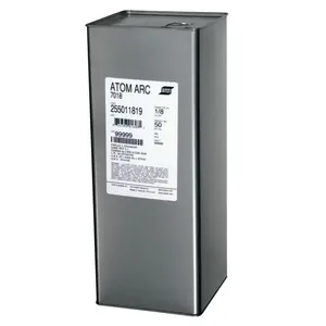 ESAB 255011827 Atom Arc 7018 Electrode, 1/8 in Diameter, 14 in Long, 10 lb Can