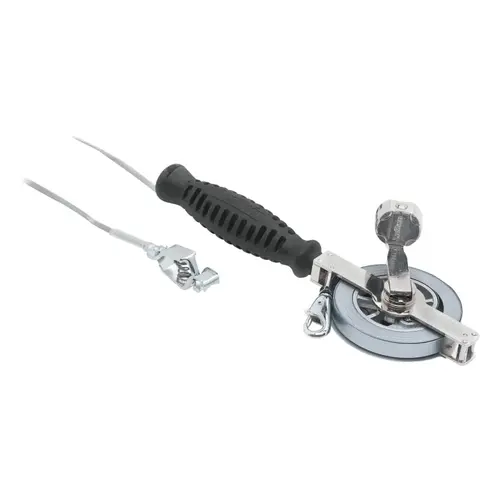 Atlas  Oil Gauging Tape, 13 mm/1/2 in W x 30 m/98 ft L, D6, Chrome Clad , Used with 590GME Plumb Bob