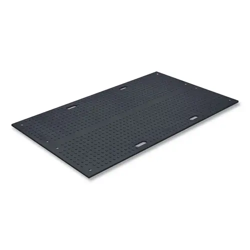 TrakMat Ground Protection Mat, 0.5 in Thick x 44.5 in W x 96 in L, 1-Smooth Side, Black TrakMat Ground Protection Mat, 0.5 in Thick x 44.5 in W x 96 in L, 1-Smooth Side, Black