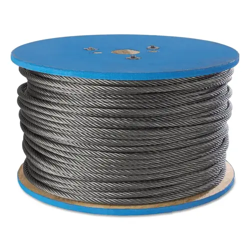 Aircraft Quality Wire Ropes, 7 Strands, 7 Strands/Wire, 1/16 in, 120 lb Load - pack of 500 Aircraft Quality Wire Ropes, 7 Strands, 7 Strands/Wire, 1/16 in, 120 lb Load - pack of 500