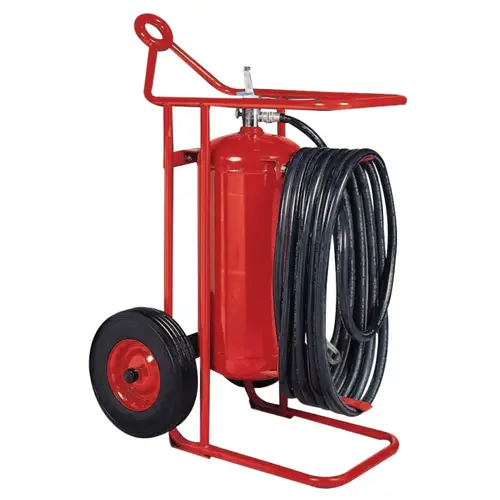 Wheeled Fire Extinguisher Units, Class A, B and C Fires, 125 lb Cap. Wt. Wheeled Fire Extinguisher Units, Class A, B and C Fires, 125 lb Cap. Wt.