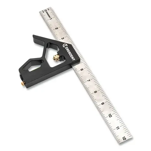 Squares; Blade Length (Inch): 12 ; Base Length (Inch): 3 ; Bevel Edge: No; No ; Graduation: 0.0313 in ; Graduation (Inch): 0.0313 in; 1/32 ; Base Width (Inch): 3 - pack of 5 Squares; Blade Length (Inch): 12 ; Base Length (Inch): 3 ; Bevel Edge: No; No ; Graduation: 0.0313 in ; Graduation (Inch): 0.0313 in; 1/32 ; Base Width (Inch): 3 - pack of 5