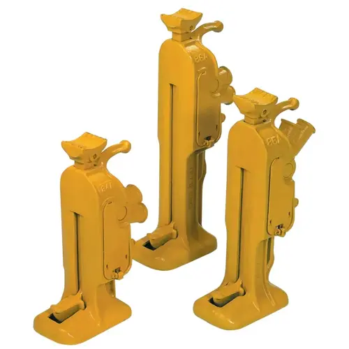 Ratchet Jacks, 8 tons, 21 5/8 in Height Min., 12 in Stroke Ratchet Jacks, 8 tons, 21 5/8 in Height Min., 12 in Stroke
