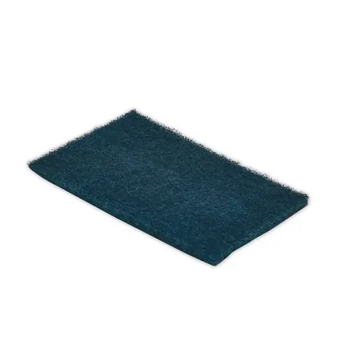 DETEX Metal Detectable Scouring Pad, 9 x 6 in, Blue - pack of 60 DETEX Metal Detectable Scouring Pad, 9 x 6 in, Blue - pack of 60