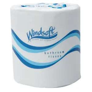 Windsoft 2405 Embossed Bath Tissue, 2-Ply, 500 Sheets/Roll White - pack of 48