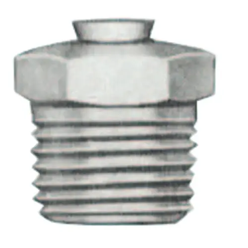 Relief Fittings, Straight, 1/2 in, Male/Male, 1/8 in (PTF), 5 psi - pack of 50