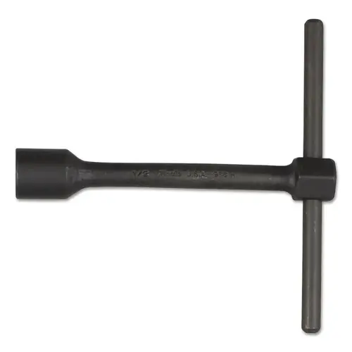 Tee-Handle Socket Wrenches, 3/8 in Opening, 4 7/8 in Long, Black Tee-Handle Socket Wrenches, 3/8 in Opening, 4 7/8 in Long, Black