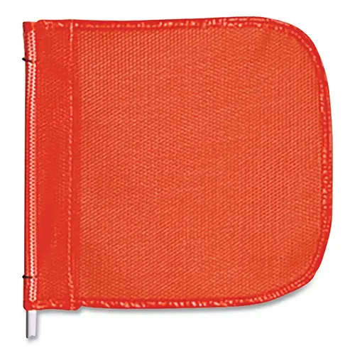 Replacement Warning Whip Flag, 12 in x 11 in, Orange Replacement Warning Whip Flag, 12 in x 11 in, Orange