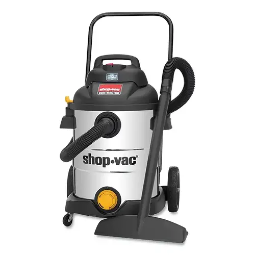 Contractor Series Wet/Dry Vacuum with SVX2 Motor Technology, Stainless Steel, 12 gal Capacity, 6.5 Peak hp
