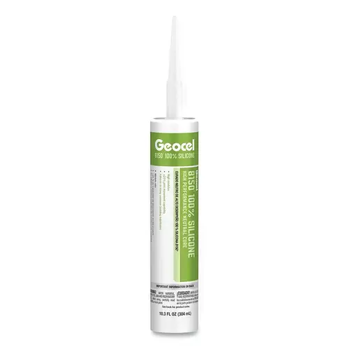 8150 100% Silicone High Performance Sealant, 10.3 oz, Cartridge, Clear - pack of 12 8150 100% Silicone High Performance Sealant, 10.3 oz, Cartridge, Clear - pack of 12