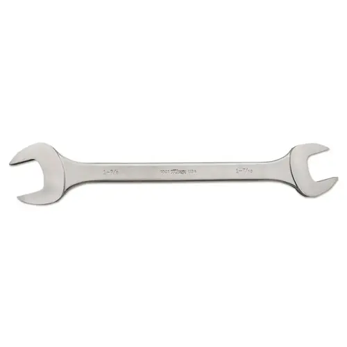 Double Head Open End Wrenches, 7/16 in Opening, 1/2 in, 5 3/4 in Long, Chrome Double Head Open End Wrenches, 7/16 in Opening, 1/2 in, 5 3/4 in Long, Chrome