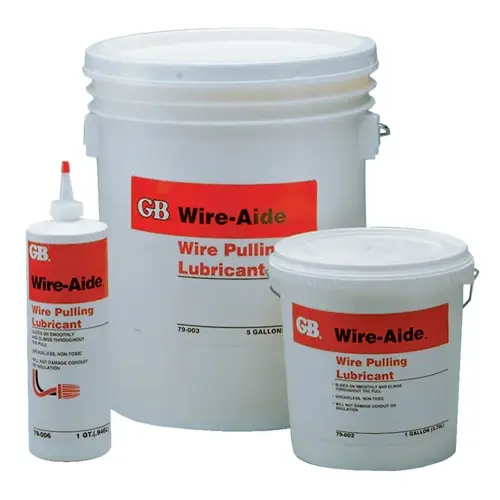Wire-Aide Wire Pulling Lubricants, 1 gal Pail Yellow - pack of 4
