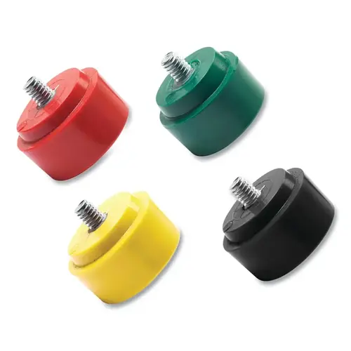 10SN 1" CREAM MEDIUM HARD FLAT TIP - pack of 2