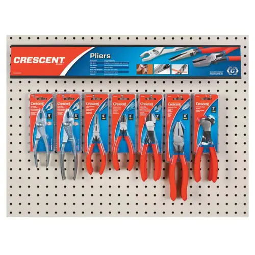 Mixed Slip Joint and Solid Joint Pliers Displays, 14 Pieces