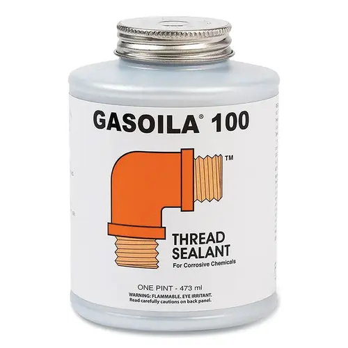 Pipe Thread Sealant: Black, 1 pt Can - pack of 6