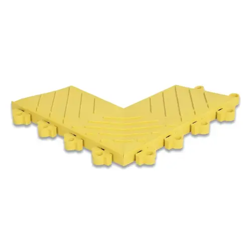 Diamond Flex-Lok Ramp, 620, 1 in x 6 in W x 12 in L, Female, PVC, Yellow Diamond Flex-Lok Ramp, 620, 1 in x 6 in W x 12 in L, Female, PVC, Yellow