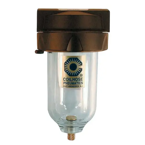 Heavy Duty Filters, Manual Drain, 1/2 in Inlet, 150 psi - pack of 12 Heavy Duty Filters, Manual Drain, 1/2 in Inlet, 150 psi - pack of 12