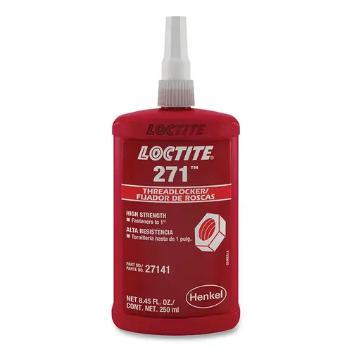 271 Threadlocker, High Strength, 10 ml, Red 271 Threadlocker, High Strength, 10 ml, Red