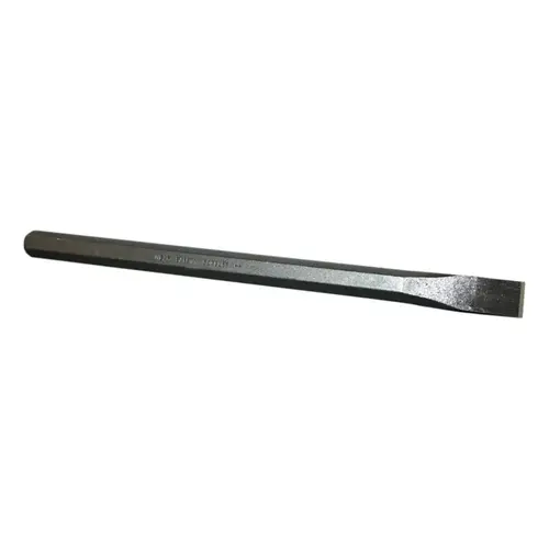 Extra Long Cold Chisel, 12 in Long, 1/2 in Cut Width, Black Oxide Extra Long Cold Chisel, 12 in Long, 1/2 in Cut Width, Black Oxide