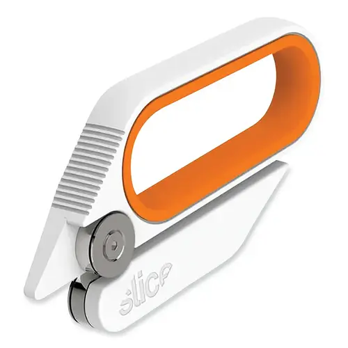 Rotary Scissor, 5.5 in L, Orange/White, Rounded Point Rotary Scissor, 5.5 in L, Orange/White, Rounded Point