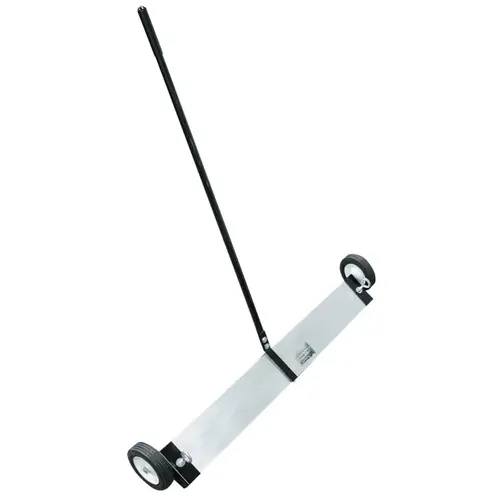 Magnetic Floor Sweeper, 11.25 lb Load Capacity, 42 in Handle, 40-1/2 in W, Push and Hang Type