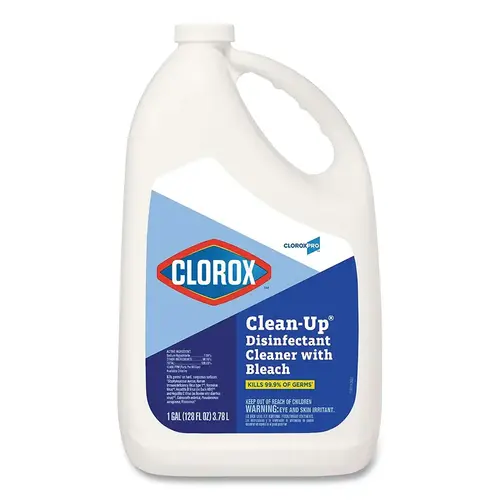 Clean-Up Cleaner with Bleach, 1 gal, Bottle, Bleach Scent - pack of 4 Clean-Up Cleaner with Bleach, 1 gal, Bottle, Bleach Scent - pack of 4