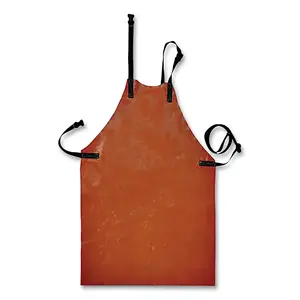 Salisbury APR0 Insulating Apron, 30 in W, 42 in L, High-Strength Reinforced Rubber, Yellow