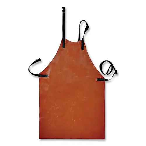 Insulating Apron, 30 in W, 42 in L, High-Strength Reinforced Rubber, Yellow
