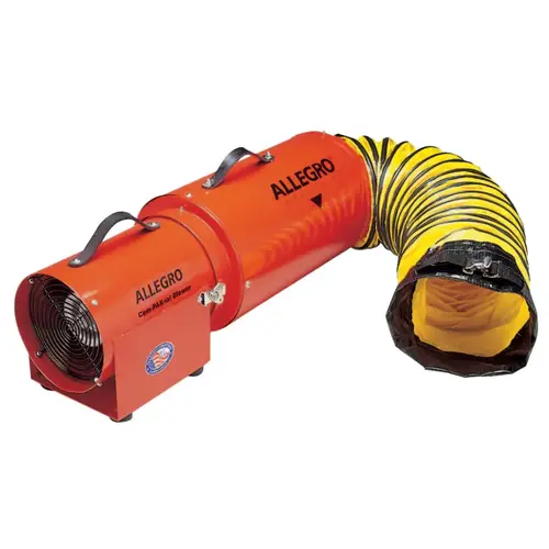 AC Com-Pax-Ial Blowers w/Canister, 1/3 hp, 115 V, 15 ft. Ducting AC Com-Pax-Ial Blowers w/Canister, 1/3 hp, 115 V, 15 ft. Ducting