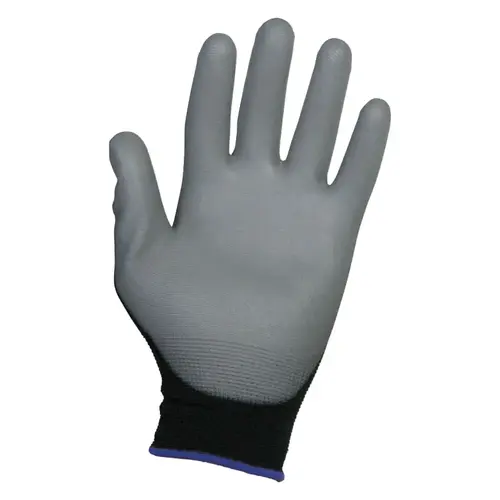 G40 Polyurethane Coated Gloves, Nylon, Size 10, Black/Gray - pack of 60