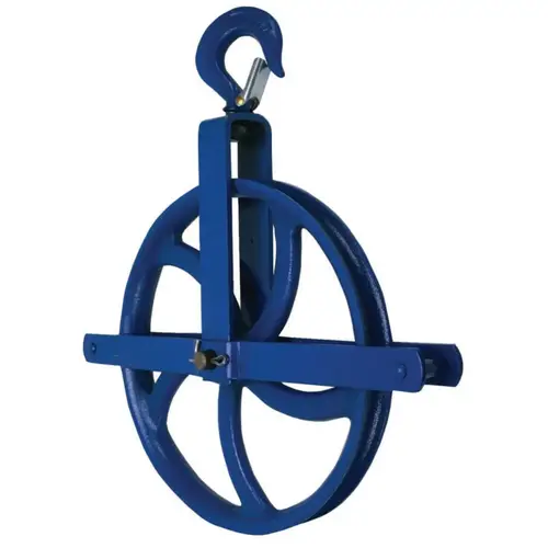 Manila Rope Gin/Roofer's Lifting Block, 1 Wheel, 1000 lb Working Load, 1 in Cable, Swifel Hook Manila Rope Gin/Roofer's Lifting Block, 1 Wheel, 1000 lb Working Load, 1 in Cable, Swifel Hook