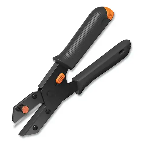 Edge Utility Cutter, 9-1/2 in L, Black/Orange, Rounded Point - pack of 6