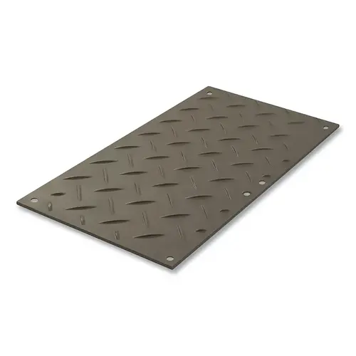 AlturnaMAT  Ground Protection Mat, 0.5 in Thick x 2 ft W x 8 ft L, Black