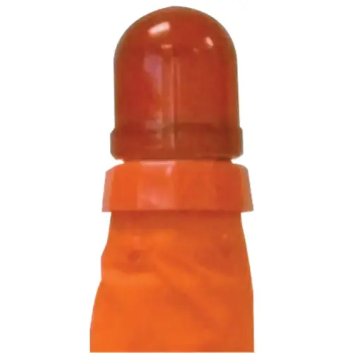 Safety Cone LED Flasher Replacements, Red - pack of 12