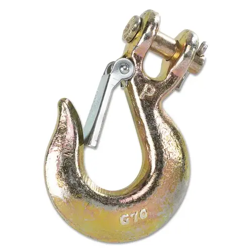 Grade 70 Clevis Slip Hooks with Latch, 3/8 in, 6,600 lb Load - pack of 10 Grade 70 Clevis Slip Hooks with Latch, 3/8 in, 6,600 lb Load - pack of 10