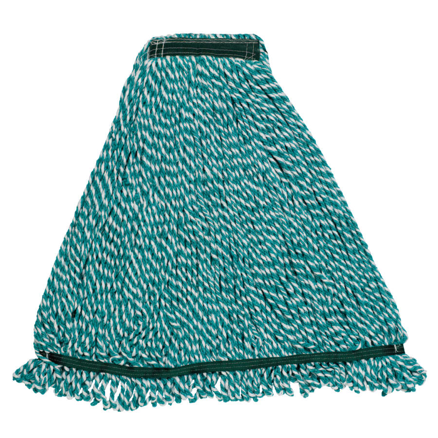Rubbermaid FGA81206GR00 Web Foot Microfiber String Mops, Medium, Microfiber, 1 in Green
