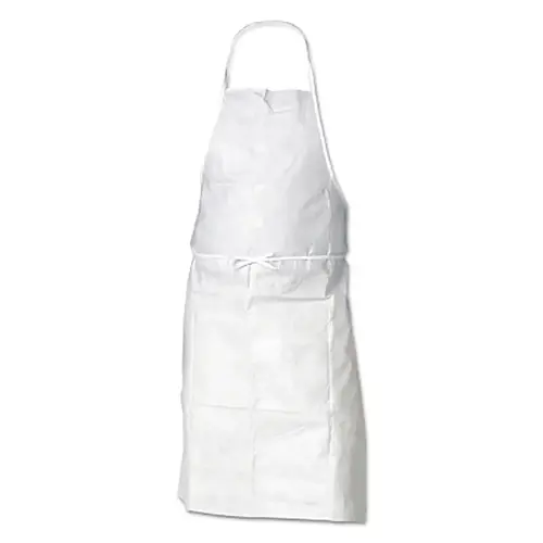 KleenGuard  A20 Breathable Particle Protection Apron, 28 in X 40 in, White - pack of 100